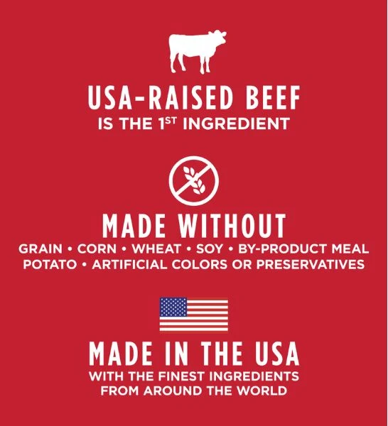 Instinct Raw Boost Grain Free Kibble Real Beef Dry Dog Food