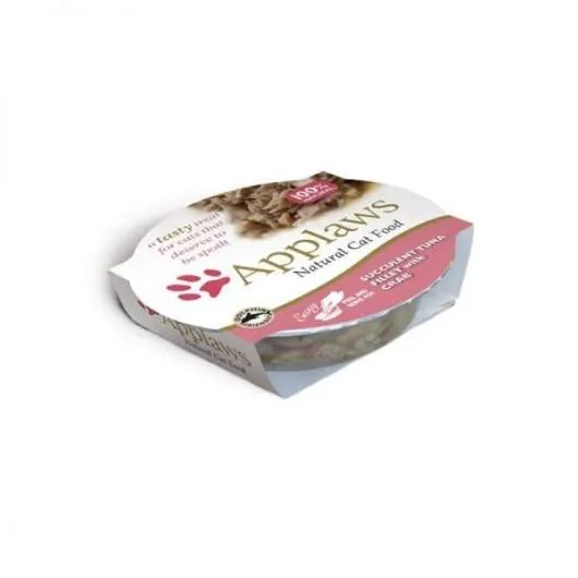 Applaws Cat Pots saftiges Thunfischfilet&Krabben - 10x60g