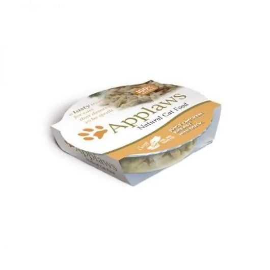 Applaws Cat Pots mit fruchtiger Hühnerbrust & Ente - 10x60g