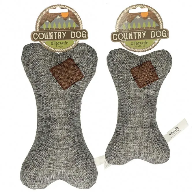 Country Dog Chewie – Kuscheltier mit Quietscher für Hunde