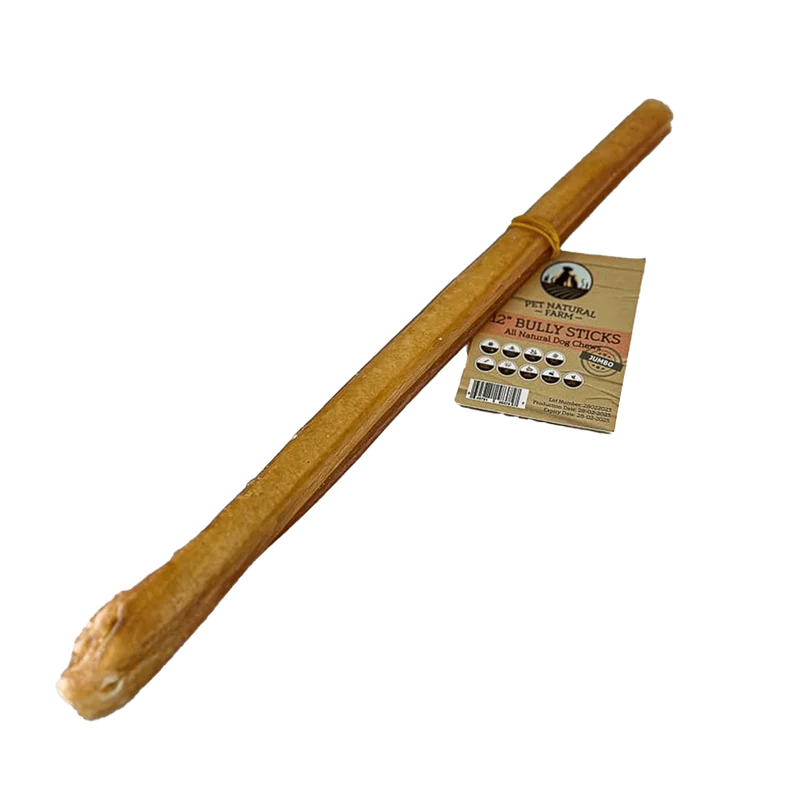 Pet Natural Farm 12" Bully Stick Dog Dental Treats