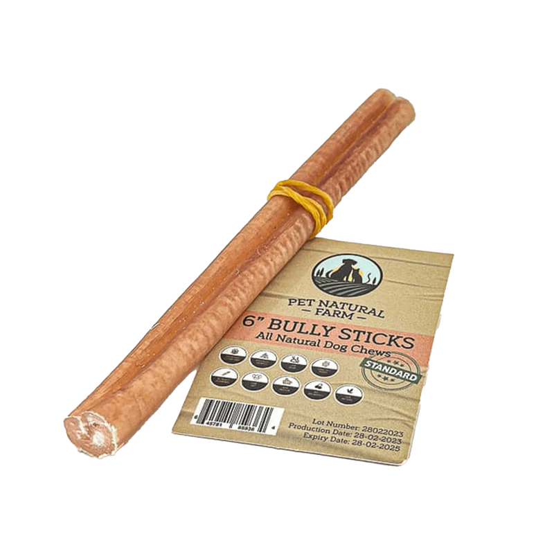 Pet Natural Farm 6" Bully Stick Dog Treats