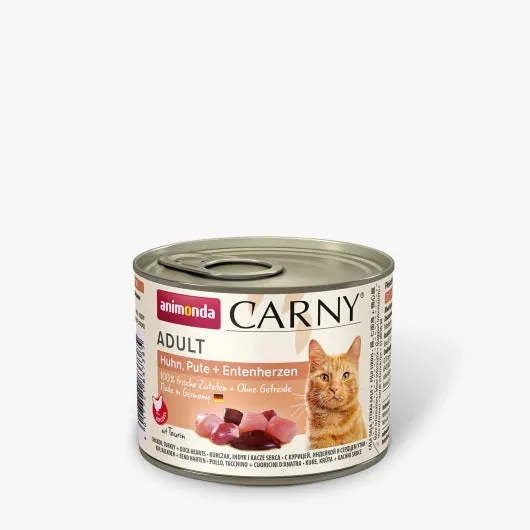 Animonda Cat Dose Carny Adult Huhn & Pute – ausgewogene Ernährung für Katzen