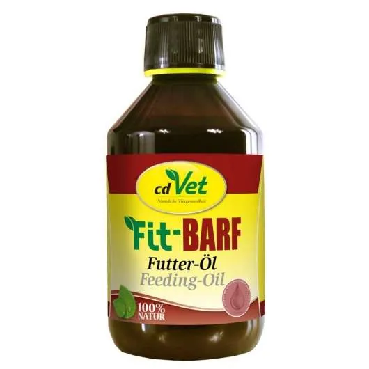 cdVet Fit-BARF Futter-Öl für Hunde – Hochwertige Pflanzenöle für Vitalität