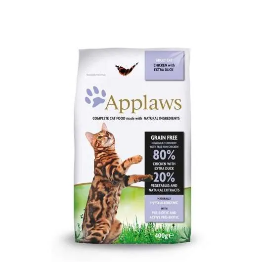 Applaws Cat Trockenfutter Hühnchen mit Ente – Alleinfutter für Katzen