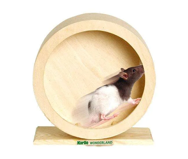 Karlie Holz-Laufrad BOGIE WHEEL – Geräuscharm für Nager