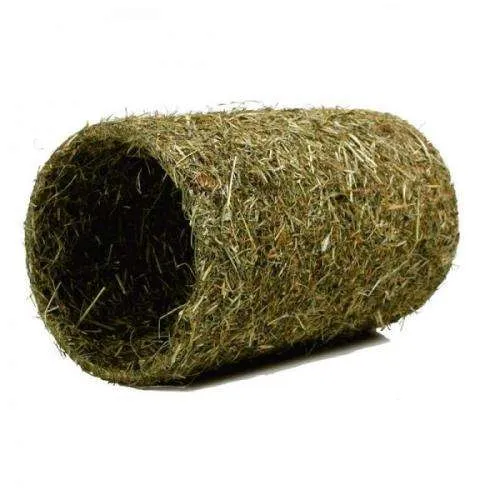 JR Farm Heu-Tunnel - 6xklein, 125 g – Spiel- und Nagespaß für Nager