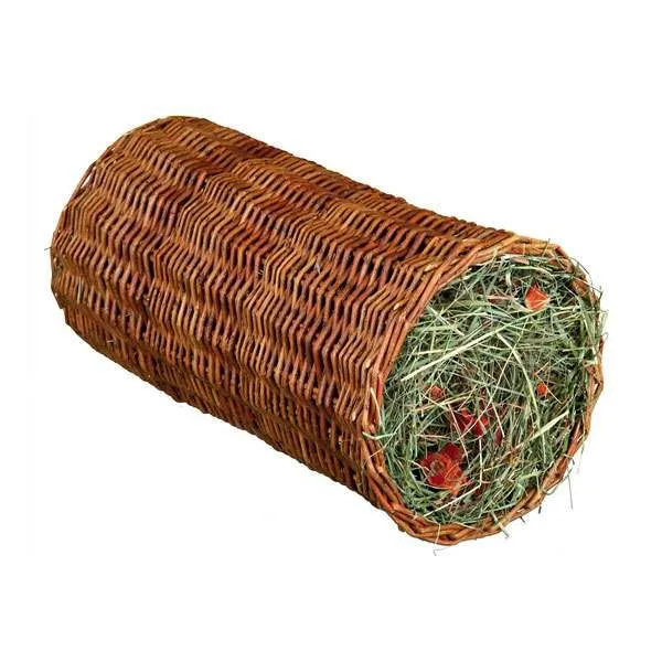 Trixie Pure Nature Weidentunnel mit Heu – gesunder Snack für Nager