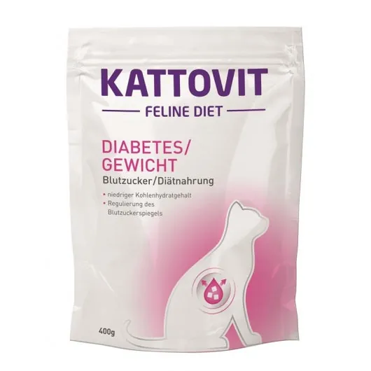 Kattovit Feline Diet Diabetes/Gewicht – zur Regulierung der Glucoseversorgung