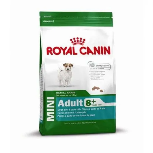 Royal Canin Mini Adult +8 – unterstützt Vitalität und Zahngesundheit