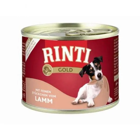 Rinti Gold – Vollnahrung für kleine Hunde mit Lammstückchen
