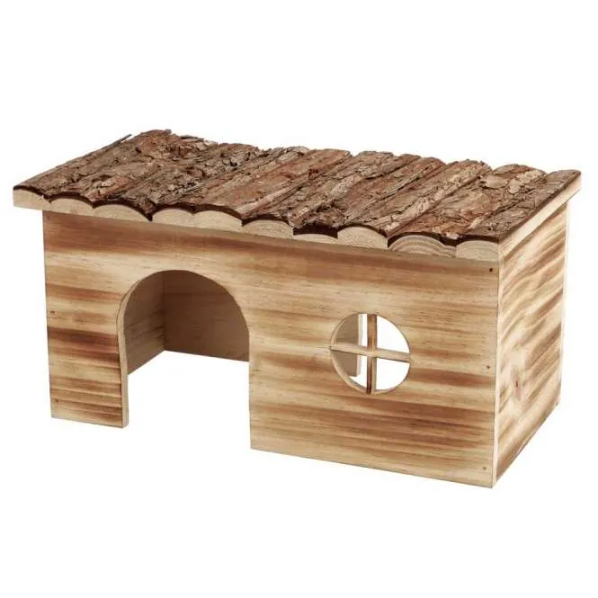 Trixie Holzhaus Grete – Rückzugsort für Kleintiere mit zwei Eingängen