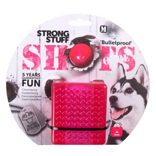 Karlie Flamingo Strong Stuff Shots Cube – nahezu unzerstörbar für Hunde