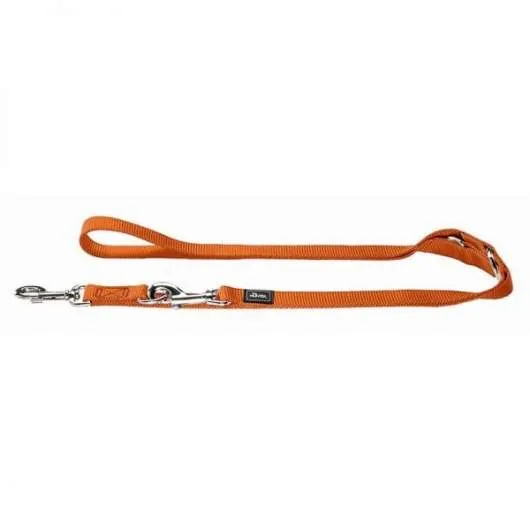Hunter Leine Nylon, orange – verstellbar und weich in der Handhabung