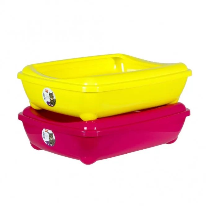 Karlie Flamingo Katzentoilette mit Rand Arist-O-Tray Hawai – modernes Design