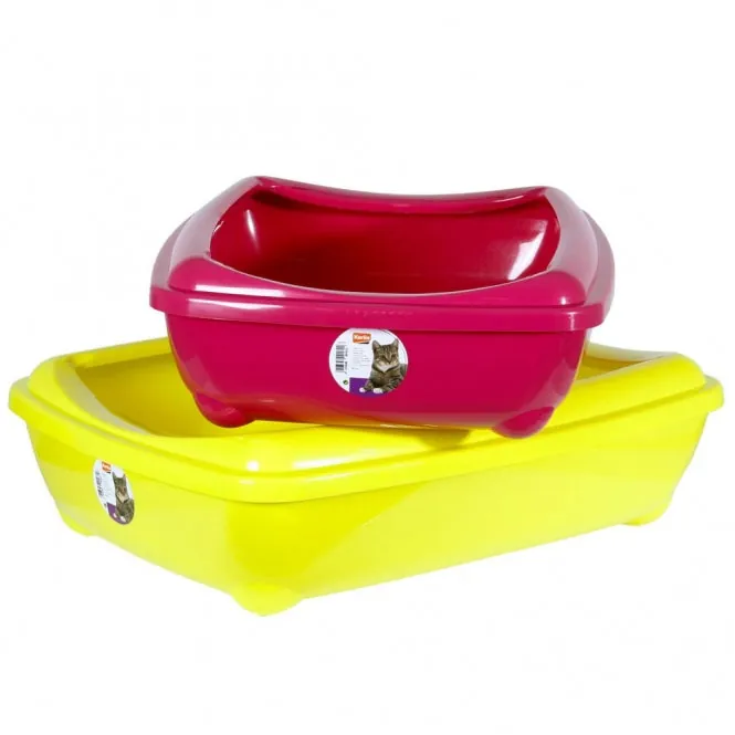 Karlie Flamingo Katzentoilette mit Rand Arist-O-Tray Hawai – modernes Design