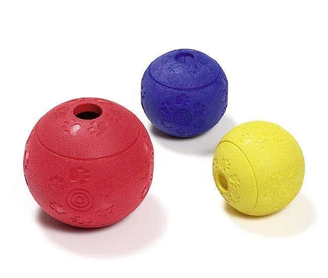 Karlie BOOMER Vollgummi Futterball – für Snacks geeignet