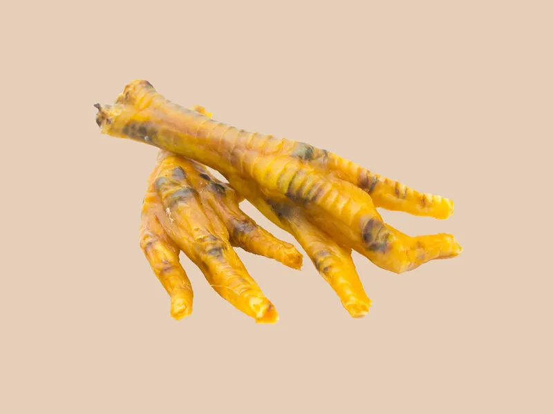 The K9 Kitchen Chicken Feet Air Dried Dog Treats 180g
