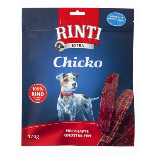 Rinti Chicko 170g – artgerechte Snacks aus 100% Schinkenfleisch