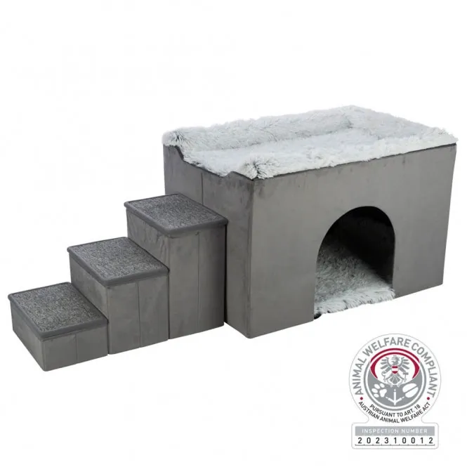 Trixie Höhle Harvey mit Treppe – gemütlich und platzsparend