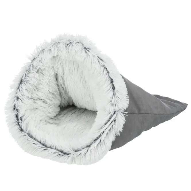 Trixie Kuschelsack Harvey – grau/weiß-schwarz, formstabil