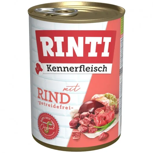 Rinti Kennerfleisch Rind - getreidefreies Hundefutter