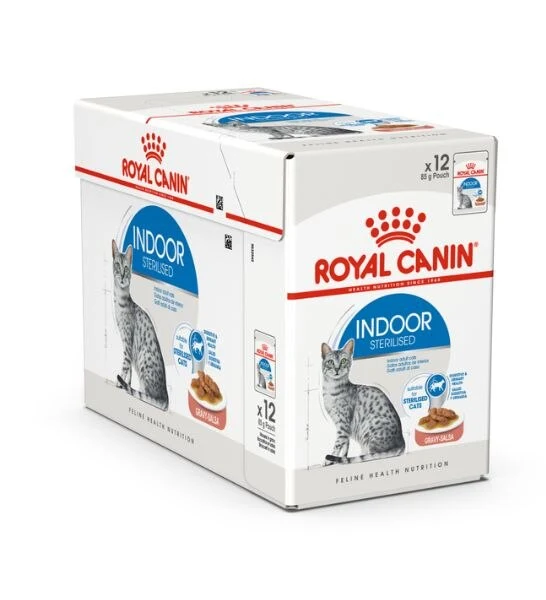 Royal Canin Indoor Sterilised In Gravy Cat Wet Food 85G