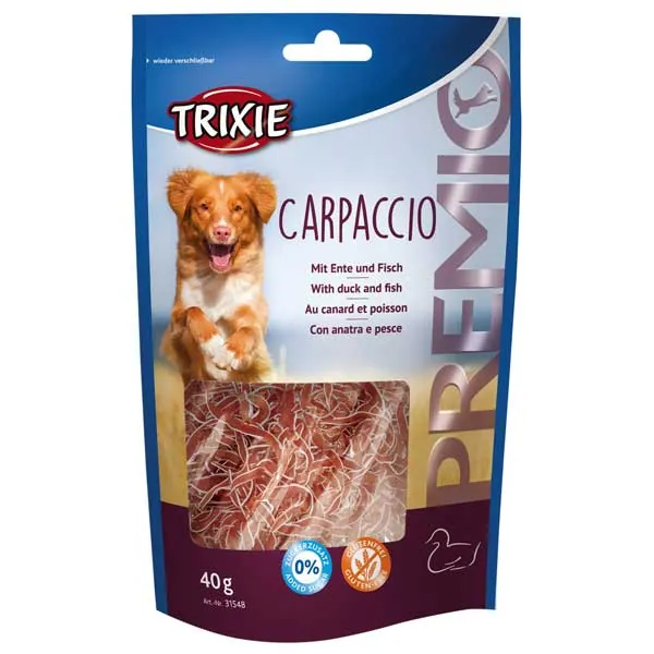 Trixie PREMIO Carpaccio Ente und Fisch - leckere Belohnungssnacks