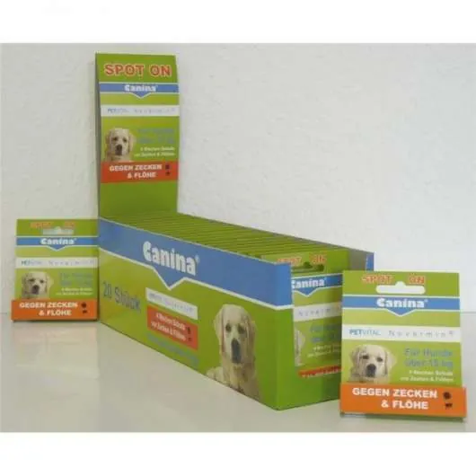Canina Pharma PETVITAL Novermin für große Hunde - langanhaltender Ungeziefer-Schutz