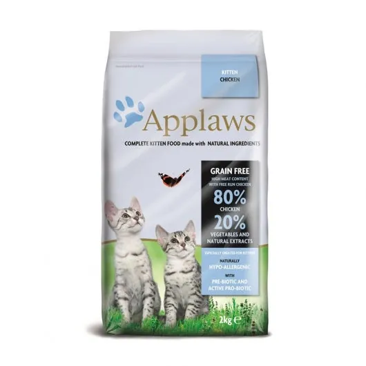 Applaws Katzentrockenfutter Kitten - getreidefrei mit 80% Fleisch