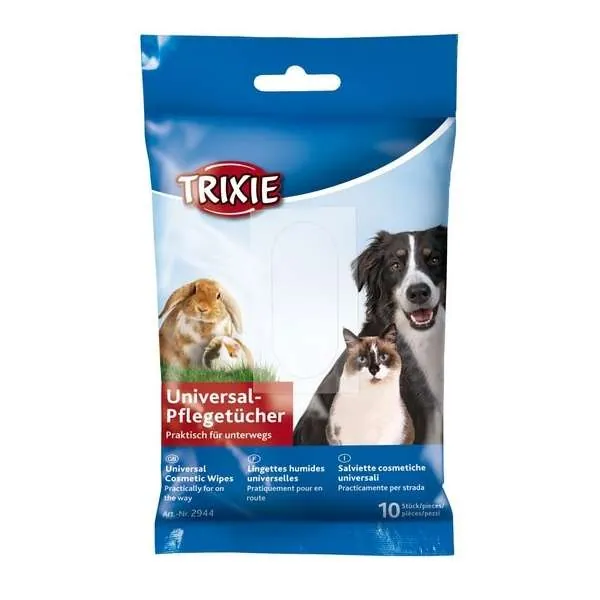 Trixie Universal-Pflegetücher - milde Pflege für Haut und Fell