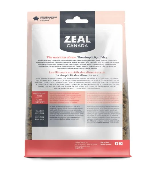 Zeal Air Dried Salmon Recipe Dry Dog Food