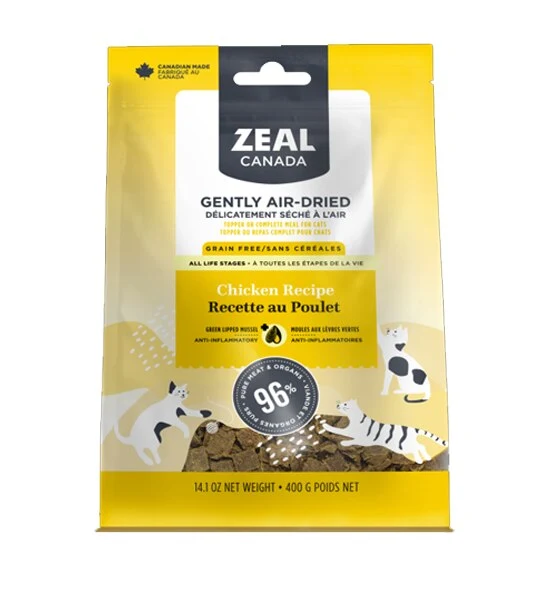 Zeal Air Dried Chicken Recipe Dry Cat Food 14OZ