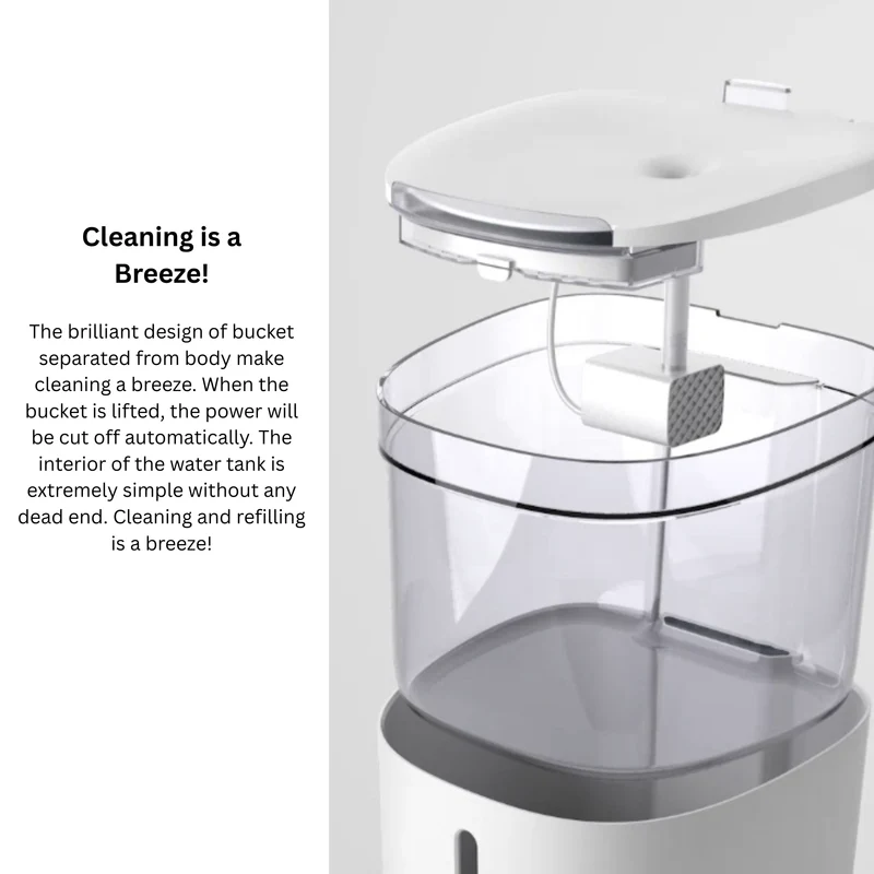Petoneer Fresco Mini Plus Cat Smart Water Fountain 1.9L