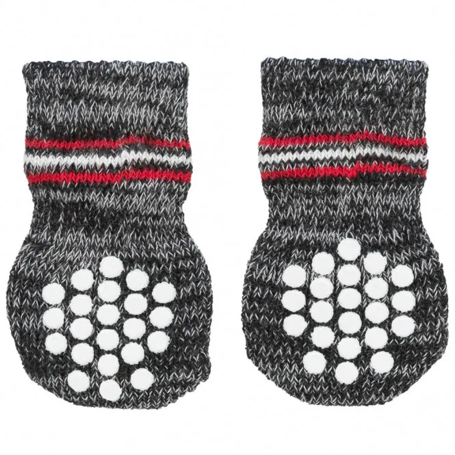 Trixie Hundesocken - Grau