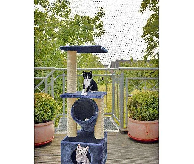 Karlie Katzenschutznetz für Balkon und Garten mit Montage-Set