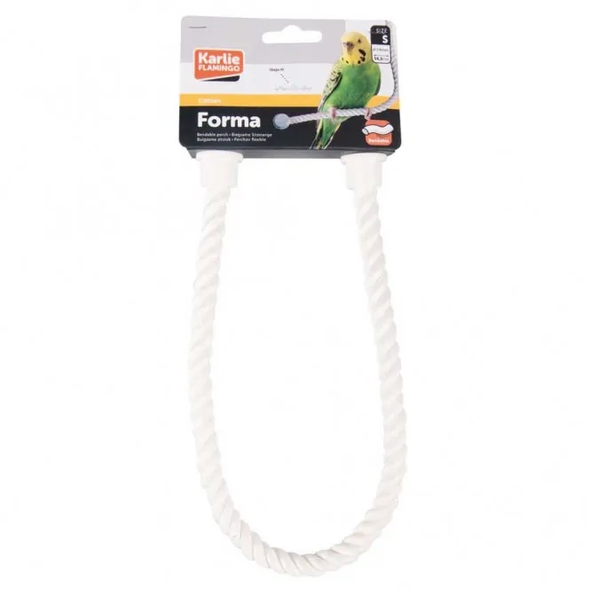 Karlie Flamingo flexible Sitzstange aus Seil – flexibel anpassbar