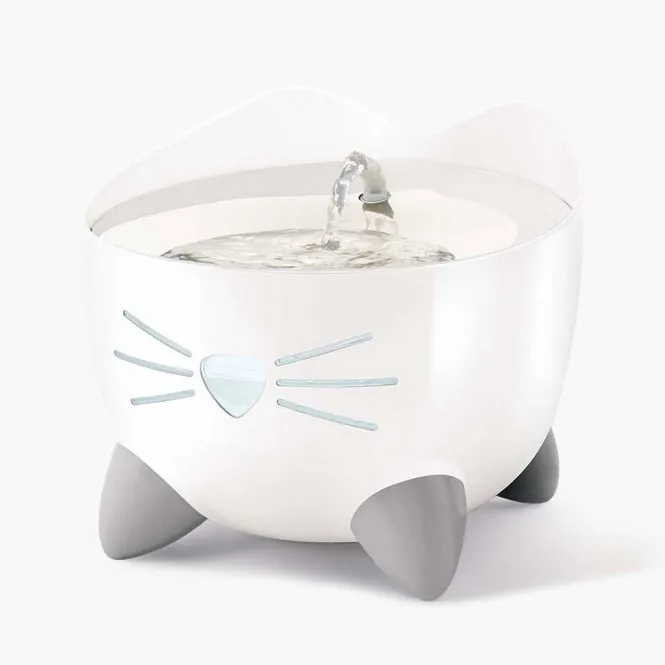 Catit PIXI Trinkbrunnen mit Edelstahleinsatz - 2,5 Liter
