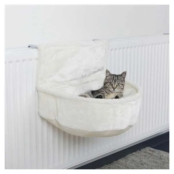 Trixie Kuschelsack für Heizkörper - Weiß – gemütlicher Schlafplatz