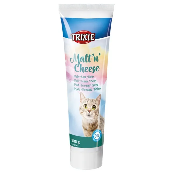 Trixie Malt'n'Cheese Anti-Hairball - 100 g – fördert Verdauung