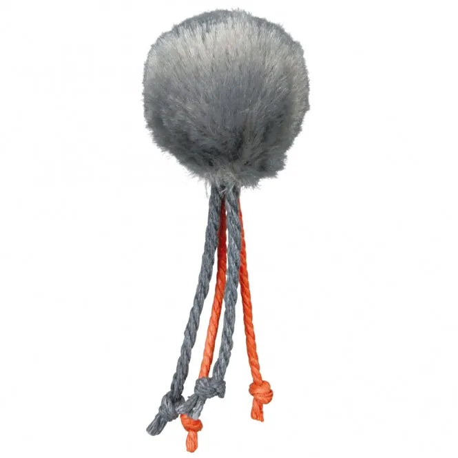 Trixie Plüschball mit Bändern - 4 cm – mit Catnip