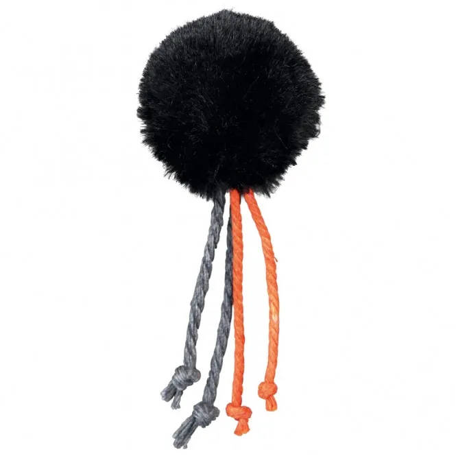 Trixie Plüschball mit Bändern - 4 cm – mit Catnip