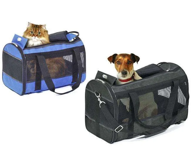 Karlie Nylon-Tragetasche DIVINA - mit Pet-ID-Card, für Hunde und Katzen