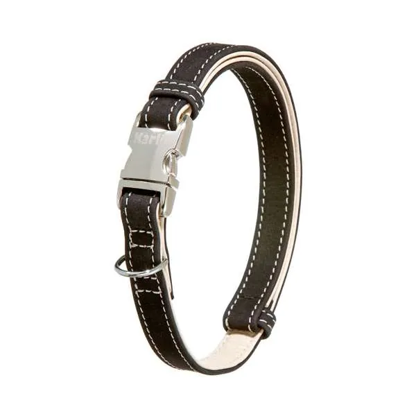 Karlie Buffalo Ultra Halsband - Stufenlos verstellbar, Leder