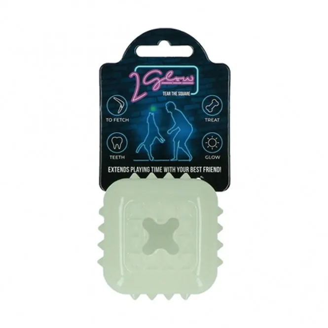 2Glow Tear the square - Snack-Cube für Hunde
