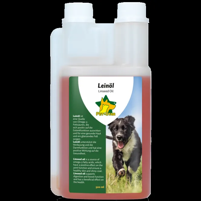 Pet-Star Leinöl 500ml - für Hunde