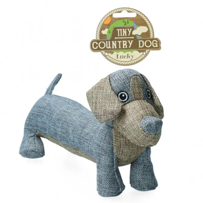 Country Dog Tiny Lucky – robustes Spielzeug mit Quietscher