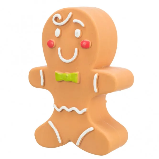 Trixie Xmas Lebkuchenfigur aus Latex – Spielzeug für Katzen