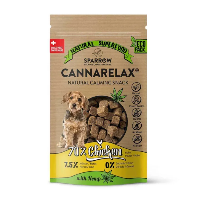 Sparrow Pet Snack CannaRelax 200g - Beruhigender Snack für Hunde