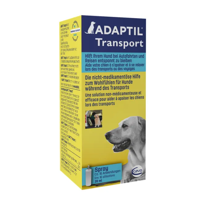 Adaptil Transport Spray 20ml - Stressreduktion beim Autofahren